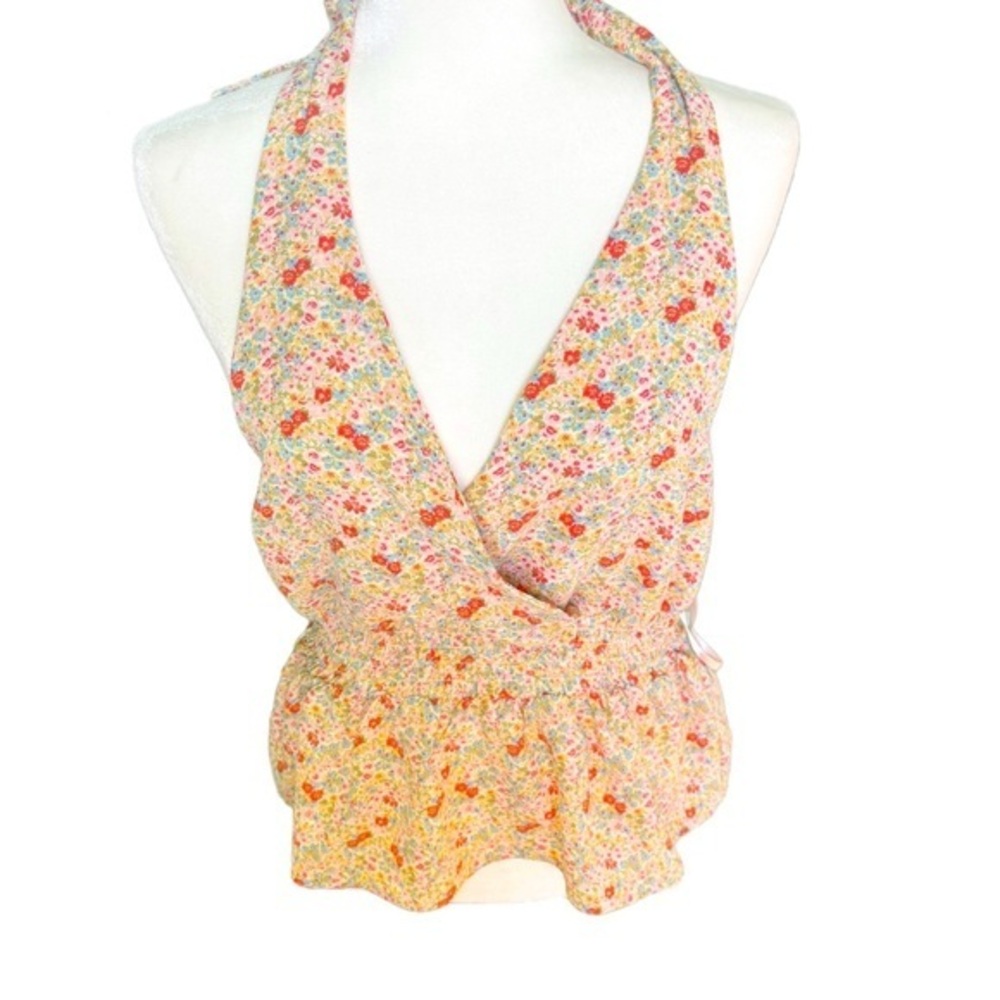 Large Floral halter top